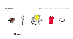 Desktop Screenshot of justtennis.ca